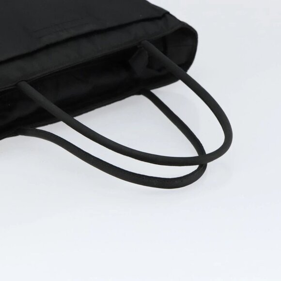 PRADA Hand Bag Nylon Black Silver Auth ka076 - Picture 8 of 16